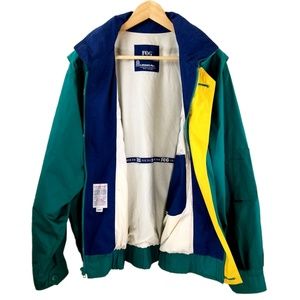 Vintage 90's London Fog Color Block Dad Jacket